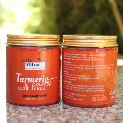 Milvat Turmeric & Glow Scrub 250g