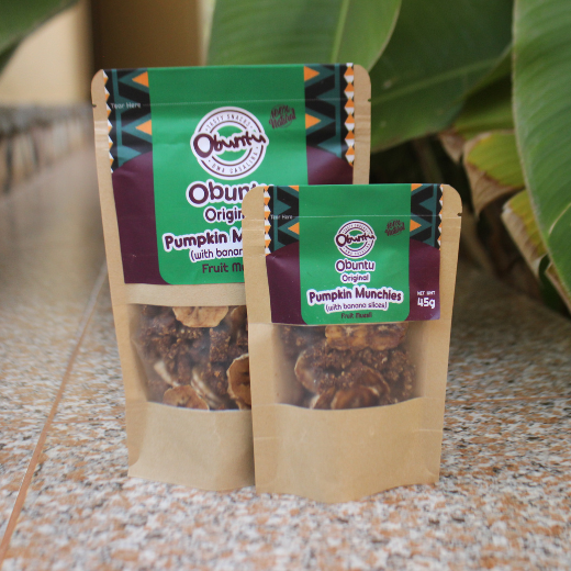 Obuntu Pumpkin Munchies with Banana Slices